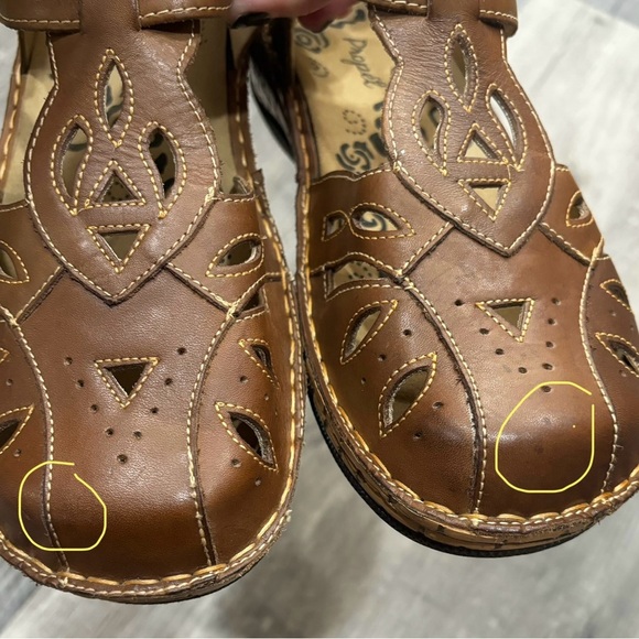 Propét, Women's Jenna Closed Toe Sandals Brown Leather, Sz 10x (2E), EUC - Picture 13 of 14